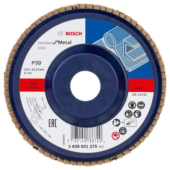 Afbeeldingen van Bosch Lamellenschuurschijf X431, Standard for Metal