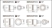 Afbeeldingen van 1/2" Vijfhoeks dopsleutel bitset