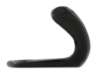 Afbeeldingen van Siro Kapstokhaak metaal - boorafstand 8mm/L 33mm/H 22mm/B 44mm - zwart 