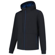 Afbeeldingen van Tricorp softshell met capuchon Accent - maat M - navy/royalblue  