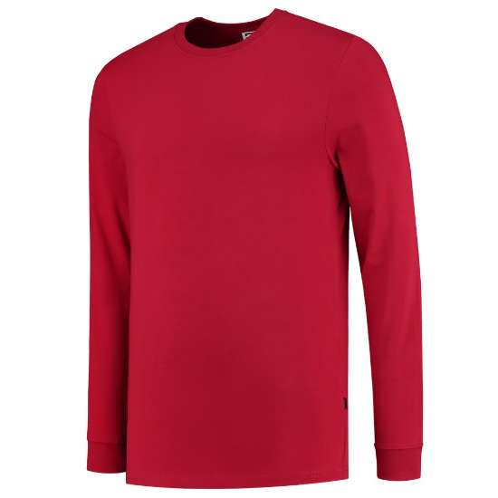 Afbeeldingen van Tricorp T-Shirt lange mouw 60°c wasbaar 101015 Rood M