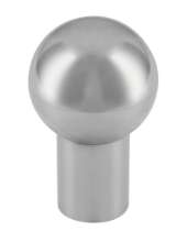 Afbeeldingen van Siro Meubelknop kunststof - L 15mm/H 24mm/B 15mm - chroom glanzend 