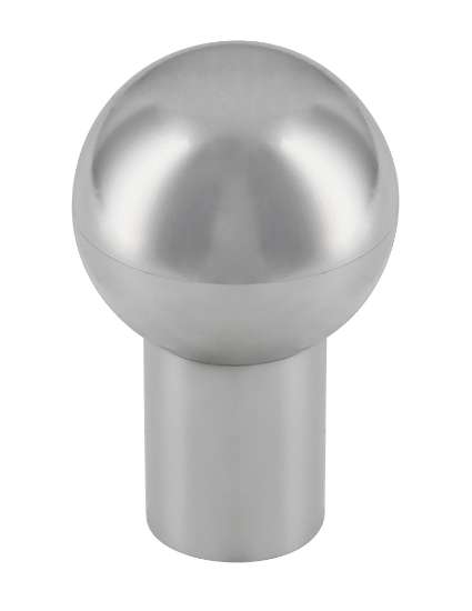 Afbeeldingen van Siro Meubelknop kunststof - L 15mm/H 24mm/B 15mm - chroom glanzend 