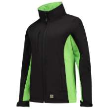Afbeeldingen van Tricorp softshell jack 402008 - maat 5XL - zwart/limoengroen 