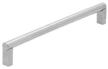Afbeeldingen van Siro Meubelgreep metaal - boorafstand 256mm/L 268mm/H 40mm/B 14mm - RVS 