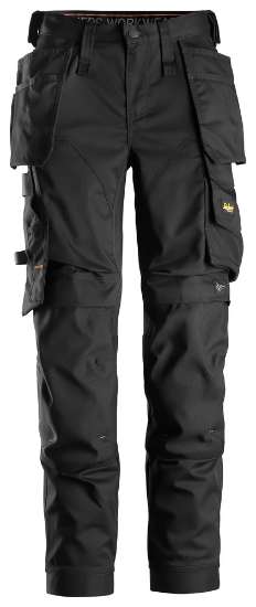 Afbeeldingen van Snickers Stretchbroek 6247-0404  zwart