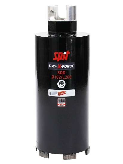 Afbeeldingen van Spit diamantboor DRY-X-FORCE - Ø182x200mm - droogboorsysteem SDD