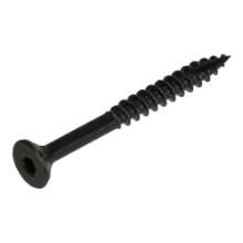 Afbeeldingen van BLACKLINE spaanplaatschroef HCP - platkop Ø4.0x70mm - zwart