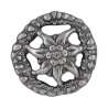 Afbeeldingen van Siro Meubelknop metaal - L 36mm/H 25mm/B 36mm - antiek zilver 
