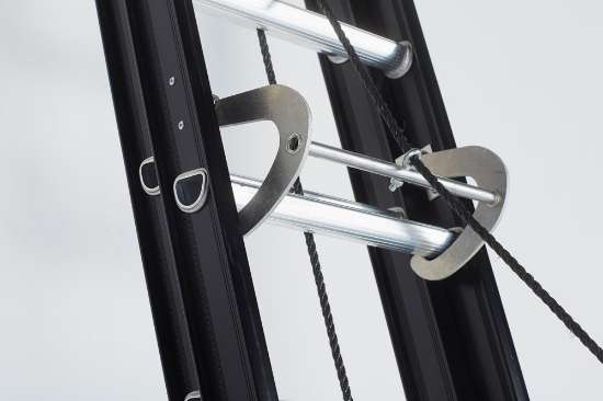 Afbeeldingen van Aluminium ladder (gecoat) - schuifladder