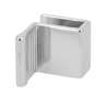 Afbeeldingen van Siro Spiegeldeurgreep metaal - L 27mm/H 21mm/B 20mm chroom glanzend/wit 