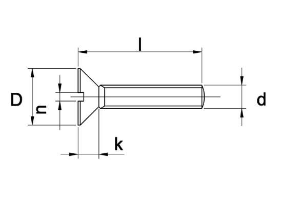 Afbeeldingen van Metaalschroef geg.pkm 3x16    din 963
