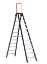 Afbeeldingen van Altrex Industrietrap Taurus - 2x12 treden - aluminium gecoat