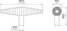 Afbeeldingen van Siro Meubelknop metaal - L 88mm/H 38mm/B 19mm - chroom glanzend 