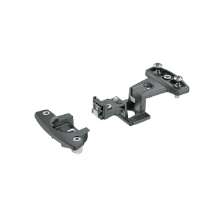Afbeeldingen van Hettich Basisscharnier Selekta Pro 2000,  270 °, opdek 15 mm, met spreidpluggen, zwart