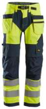 Afbeeldingen van Snickers werkbroek 6932-6695 geel