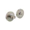 Afbeeldingen van INTERSTEEL WC-sluiting met stift 8mm schroefrozet chroom/mat-nikkel 3476