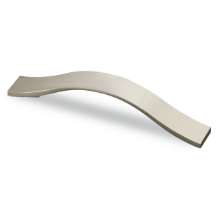 Afbeeldingen van Hettich Greep Genoa, boorafstand 128, L 170 mm, B 23 mm, H 26 mm, roestvrij staal finish geborsteld