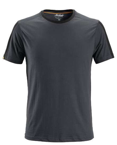 Afbeeldingen van Snickers t-shirt 2518-5804 maat M staal grijs