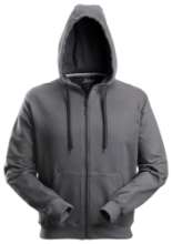 Afbeeldingen van Snickers zip hoodie 2801-5800 maat XS staal grijs