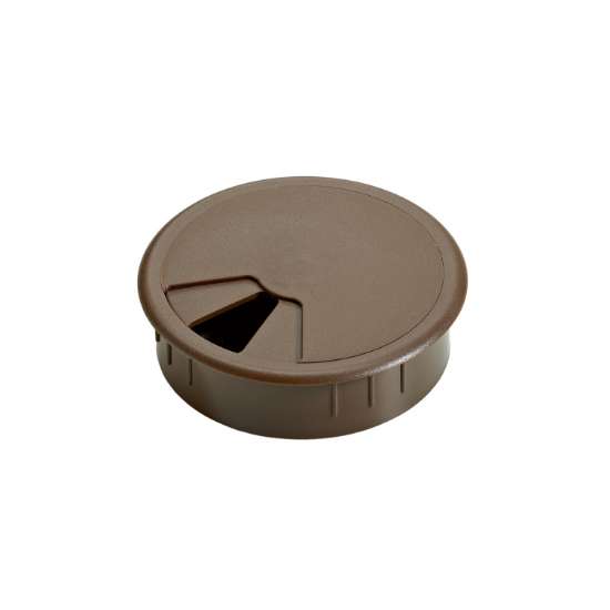 Afbeeldingen van Hettich Kabeldoorvoer, ø 60 mm , bruin
