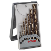 Afbeeldingen van Bosch 7lg. Mini X-Line metaalborenset HSS-Co, 135°