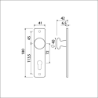 Afbeeldingen van Ami Knopschild 180/41 knop 160/40 - PC72 - F2 