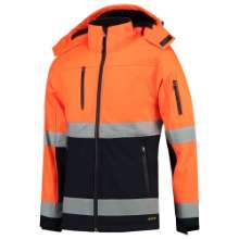 Afbeeldingen van Tricorp softshell jack 403007 - maat 8XL - oranje/marineblauw 