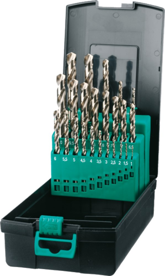 Afbeeldingen van Phantom HSS-E set spiraalboren DIN 338
