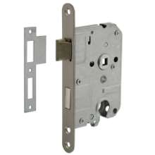 Afbeeldingen van INTERSTEEL Woningbouw cilinder dag- en nachtslot 55 mm rvs geborsteld 9542