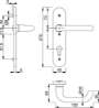 Afbeeldingen van Hoppe projectbeslag 138L/3056RF-3 F1