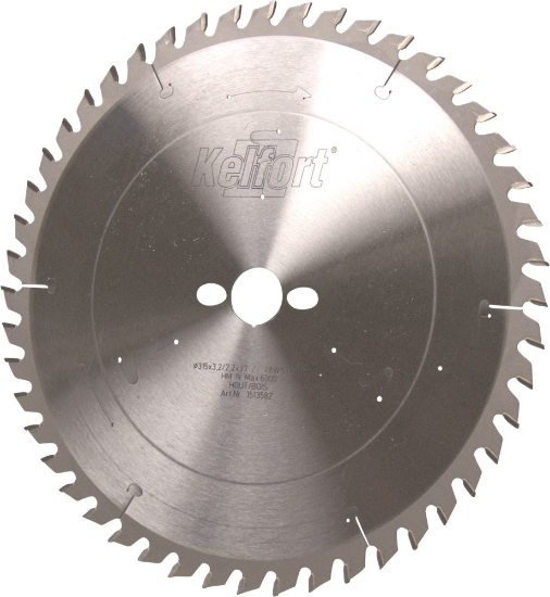 Afbeeldingen van Kelfort Cirkelzaagblad - 315x3.2x30mm 48Tands - HM WS-UW vertanding 