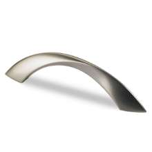 Afbeeldingen van Hettich Greep Coria, boorafstand 128, L 151 mm, B 16 mm, H 34 mm, roestvrij staal finish geborsteld