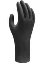 Afbeeldingen van Showa 6112PF handschoen Nitril mt.XS 100st.