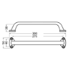 Afbeeldingen van Hermeta Greep 300mm Opschroevend 4268-01E F1