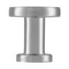 Afbeeldingen van Siro Meubelknop metaal - L 20mm/H 21mm/B 20mm chroom glanzend 