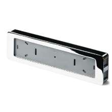 Afbeeldingen van Hettich greep om in te laten Touch in, •–• 172 mm, glans verchroomd