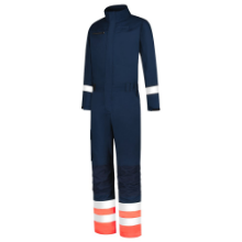Afbeeldingen van Tricorp overall 753010 - maat 44 - inkt/rood 