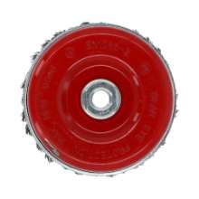 Afbeeldingen van Flexovit Komstaaldraadborstel - Ø120mm M14 - draaddikte 0.5mm
