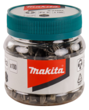 Afbeeldingen van Makita Schroefbit PZ2x25mm pot 100 st B-24882