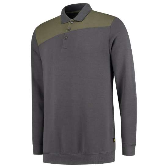 Afbeeldingen van Tricorp polosweater 302004 - maat 7XL - donkergrijs/army 