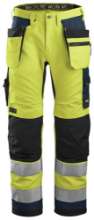 Afbeeldingen van Snickers werkbroek 6230-6695 geel