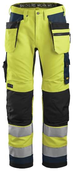 Afbeeldingen van Snickers werkbroek 6230-6695 geel