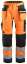 Afbeeldingen van Snickers werkbroek 6230-5558 maat 162 high visibility oranje