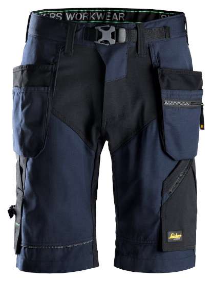 Afbeeldingen van Snickers korte broek 6904 maat 064 donker blauw