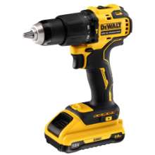 Afbeeldingen van DeWalt compacte brushless schroef-/klopboormachine DCD709D2T-QW - 18V XR 2x 2.0Ah accu - in TSTAK 