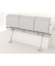 Afbeeldingen van Altrex Doorwerkscherm Modulaire Triangelbrug - lengte 12m 
