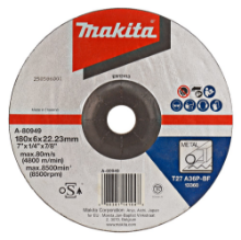 Afbeeldingen van Makita Afbraamschijf 180X6,0Mm Metaal A-80949