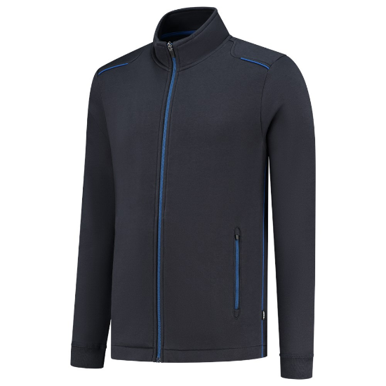 Afbeeldingen van Tricorp sweatvest Accent - maat M - navy/royalblue  