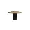 Afbeeldingen van Siro Meubelknop metaal - L 28mm/H 19mm/B 28mm antiek messing 